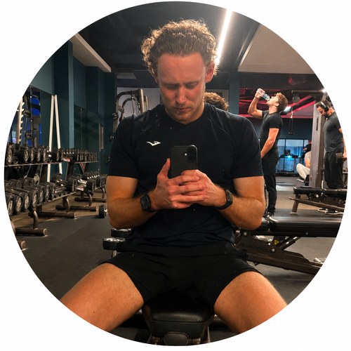 Sam Stallwood at the gym